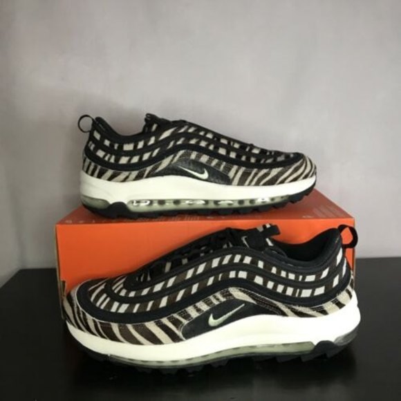 Nike Air Max 97 Golf NRG G Zebra Black White Men's 12 Golf Shoes